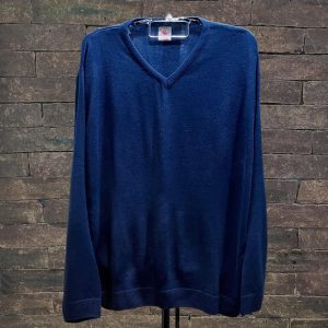 Suéter Gola V Plus Size Azul Marinho 000773-3