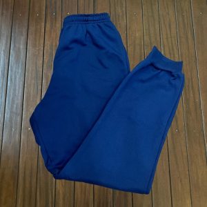 Calça de Moletom Azul Marinho Plus Size 001491-2
