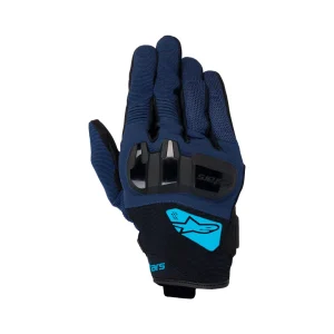 LUVA ALPINESTARS CANO CURTO CHROME V2 – Azul Escura e Azul Clara