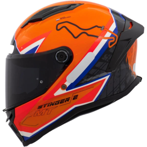 CAPACETE MT HELMETS STINGER 2 GRAND PRIX HOLANDA – Laranja