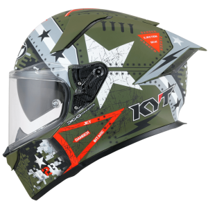 CAPACETE KYT R2R MAX ASSAULT MATT ARMY – Verde