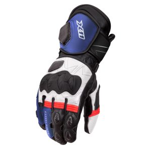 LUVA X11 RACER 2 – Azul vermelha e branca
