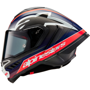 CAPACETE ALPINESTARS SUPERTECH SR10 TEAM MATTE – Preto Vermelho e Azul Marinho