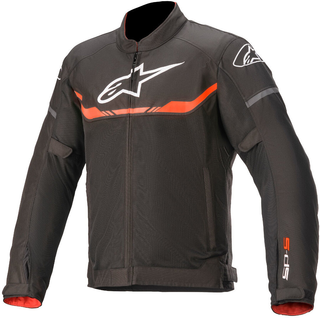 JAQUETA CORDURA MASCULINA ALPINESTARS T-SPS AIR V1- Preta e Vermelha - Image 2