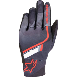 LUVA ALPINESTARS REEF CAMO – Preta Cinza e Vermelha Camuflada