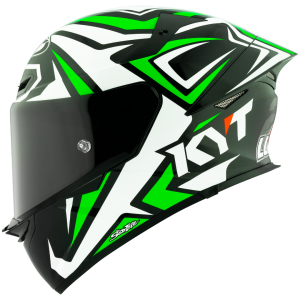 CAPACETE KYT TT REVO ALEX LOWES 2024 – Verde e Branco