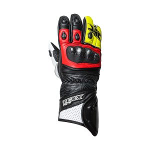 LUVA TEXX PISTA V2 – Preta Vermelha e Amarela
