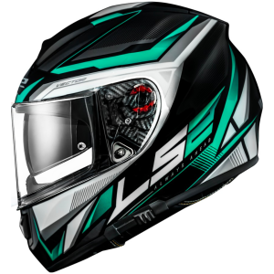 CAPACETE LS2 VECTOR EVO FF397 RIDER – Branco Cinza e Verde