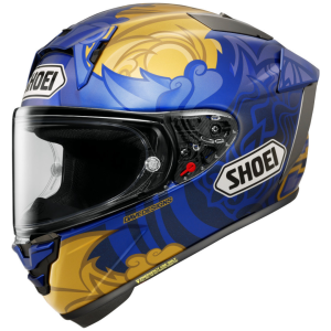 CAPACETE SHOEI X-SPR PRO MÁRQUEZ THAI TC-2 – Azul e Dourado