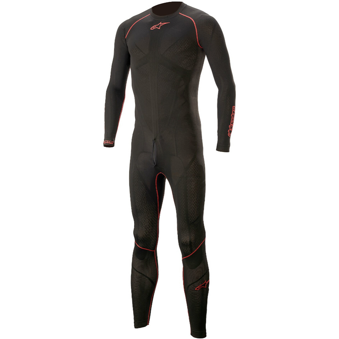 SEGUNDA PELE ALPINESTARS RIDE TECH LITE 1 PEÇA – Preta e Vermelha