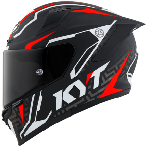 CAPACETE KYT STRIKER 2V ASPHALT MATTE – Preto e Vermelho