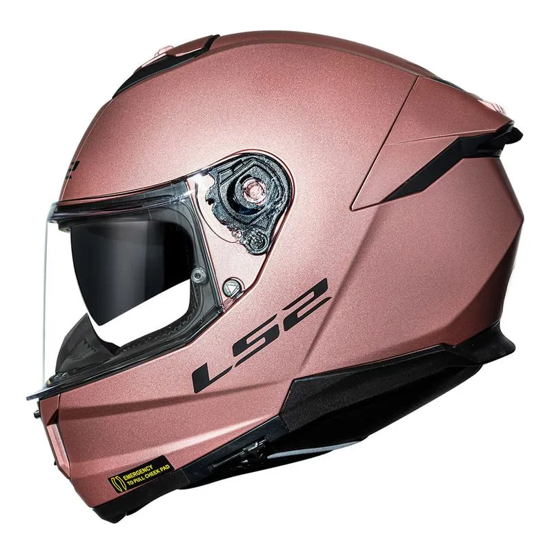 CAPACETE LS2 STREAM II FF808 MONOCOLOR GOLD MATT – Rosa Metálico