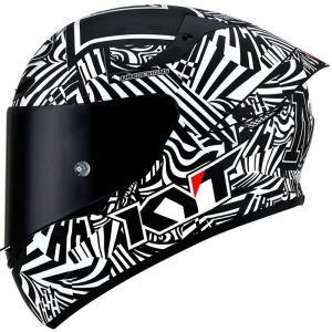 CAPACETE KYT TT COURSE ESPARGARÓ WINTER TEST 20 – Branco e Preto