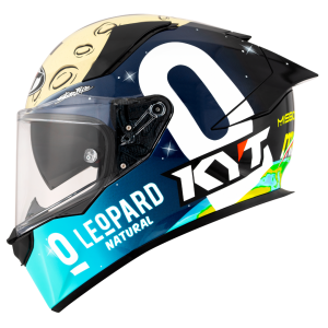 CAPACETE KYT R2R DENNIS MAX FOGGIA MUGELLO 22 – Preto e Azul