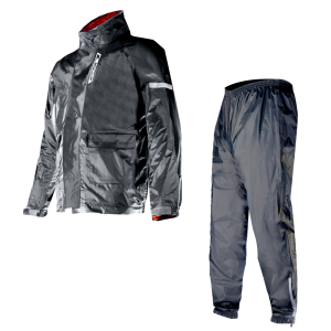 CAPA DE CHUVA LS2 NAC FLUXUS EVO – Cinza e Vermelha