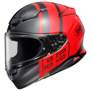 CAPACETE SHOEI NXR 2 MM93 TRACK TC-1 – Cinza e Vermelho