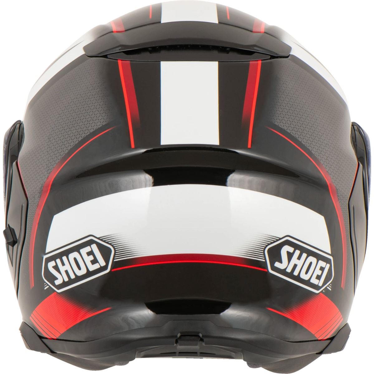 Capacete Shoei Neotec 3 Grasp TC- 5 Escamoteável – Branco Preto e Vermelho - Image 7