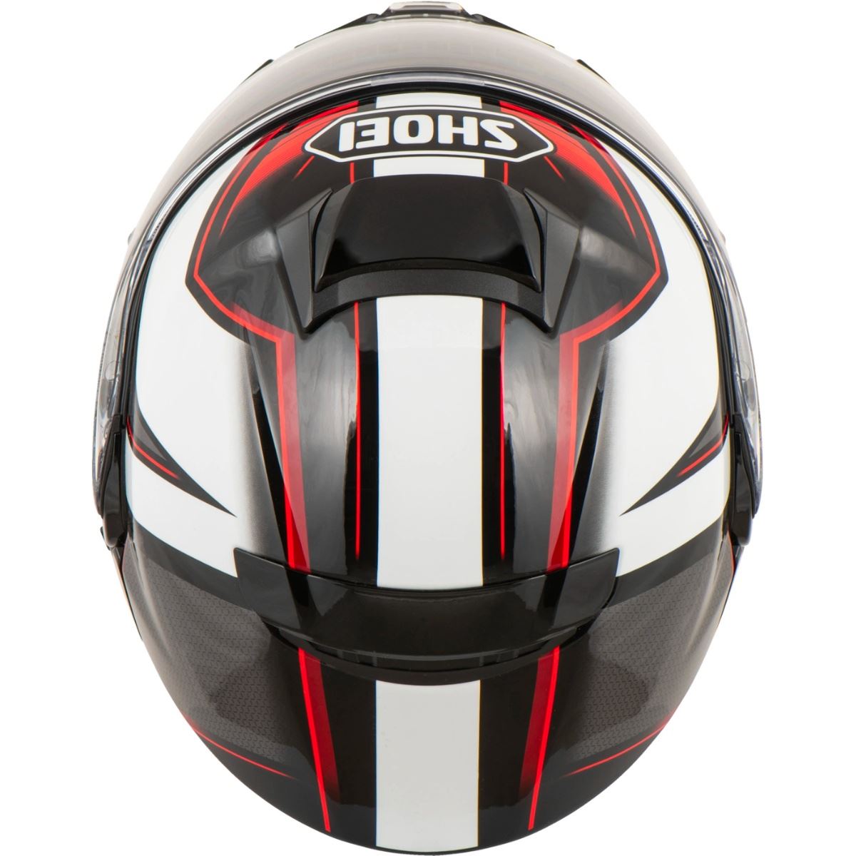 Capacete Shoei Neotec 3 Grasp TC- 5 Escamoteável – Branco Preto e Vermelho - Image 8