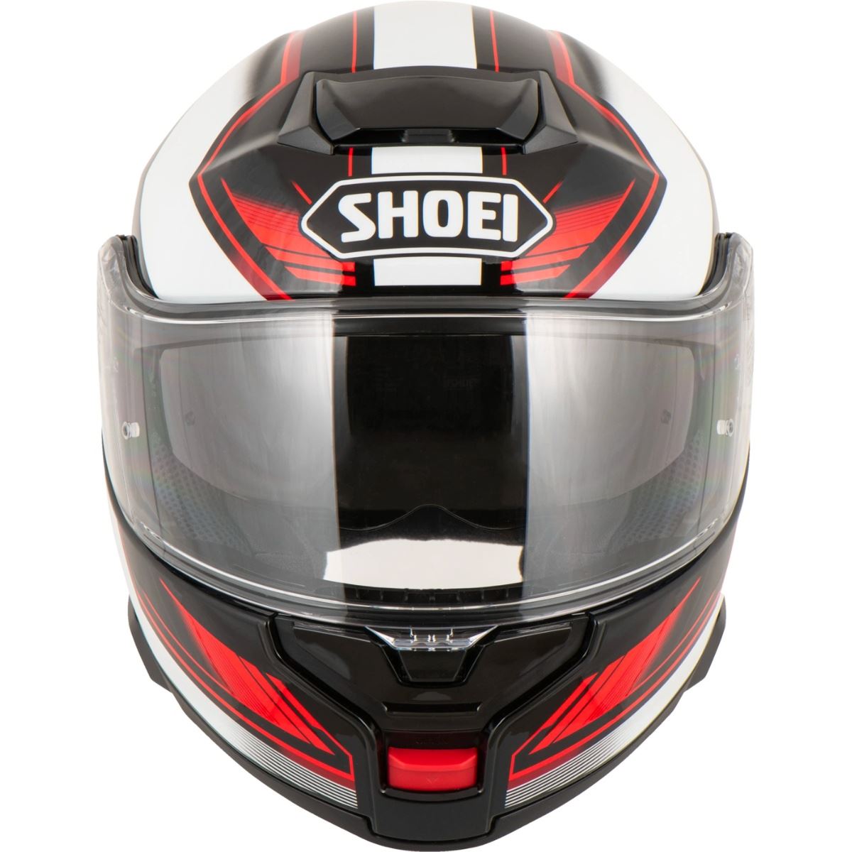 Capacete Shoei Neotec 3 Grasp TC- 5 Escamoteável – Branco Preto e Vermelho - Image 6