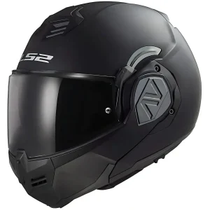 CAPACETE LS2 FF906 ADVANT MONOCOLOR ESCAMOTEÁVEL – Preto Fosco