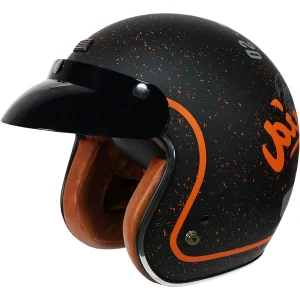 CAPACETE ORIGINE PRIMO WEST COAST MATT CALIFORNIA – Preto e Laranja