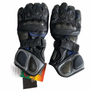 LUVA X11 RACER PRETA E AZUL