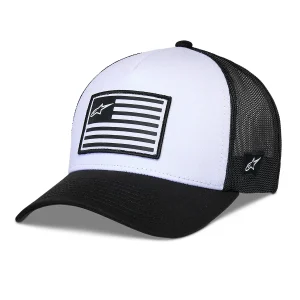 BONÉ ALPINESTARS FLAG SNAPBACK – Branco e Preto