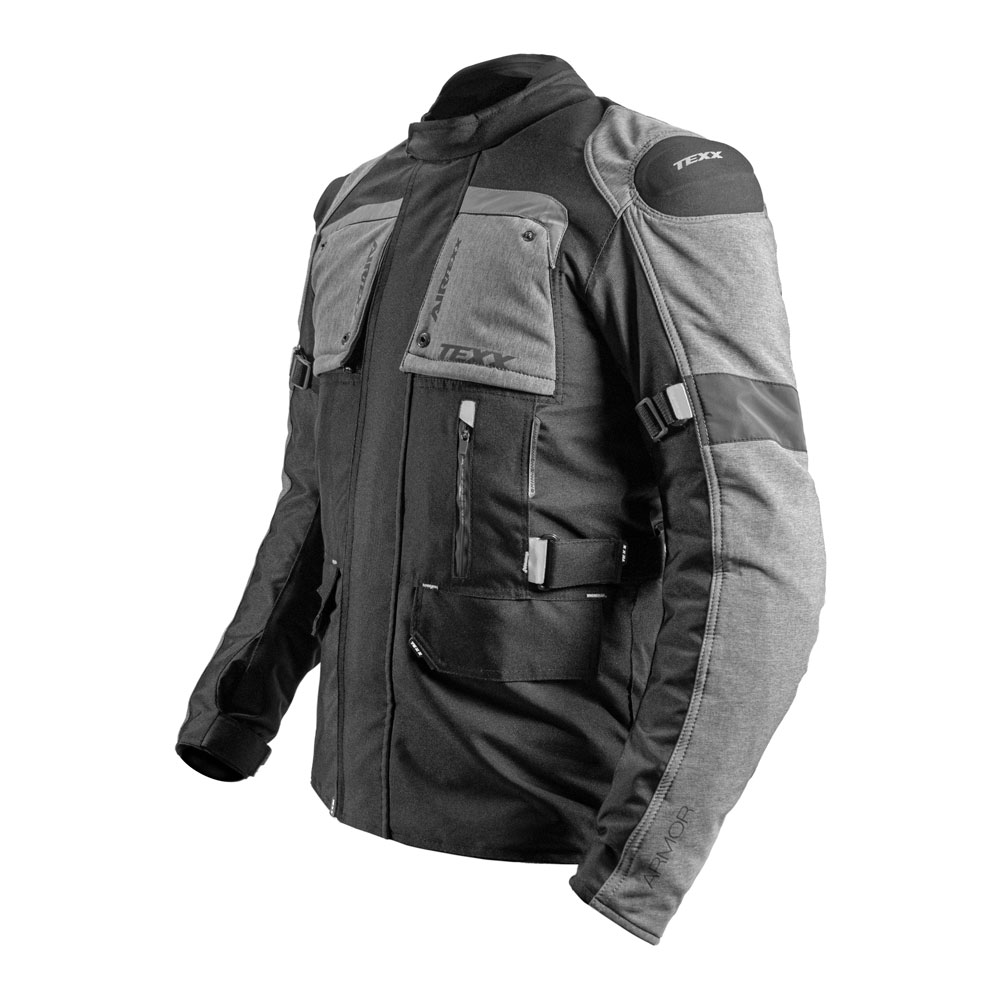 JAQUETA CORDURA TEXX ARMOR – Cinza e Preta - Image 3