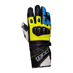 LUVA TEXX PISTA V1 – Preta Azul e Verde
