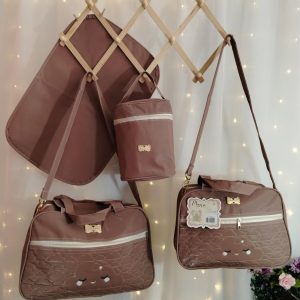 KIT BOLSA BEBE 4PCS NUVEM REF1055 SORTIDO