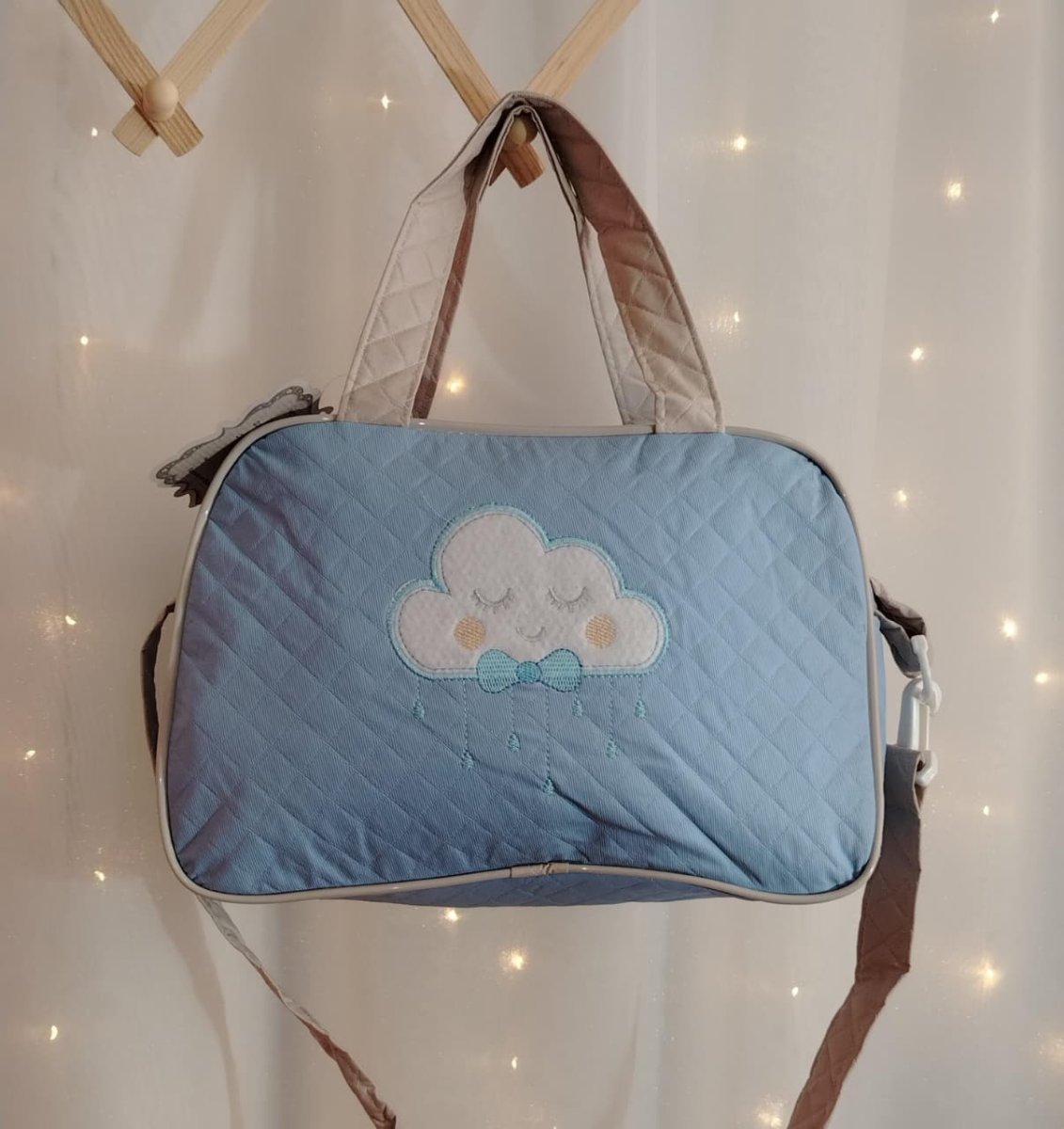 KIT 2PCS BOLSA MATERNIDADE CHUVA REF231/32 AZUL CLARO - Image 4