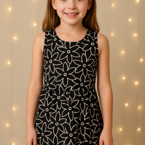 VESTIDO FEM JUV REGATA ESTAMPADO 10/16 REF232253 T