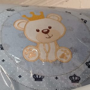 Kit Berço 10 Peças Urso Baby Azul – Balu Baby (Padrão Americano)