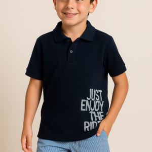 Conjunto Menino Polo Marinho Just Enjoy the Ride 00219 Tam. 8