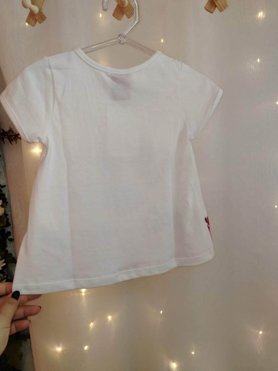 Blusa Menina Manga Curta Ref. 109601 tamanho 1 - Image 4