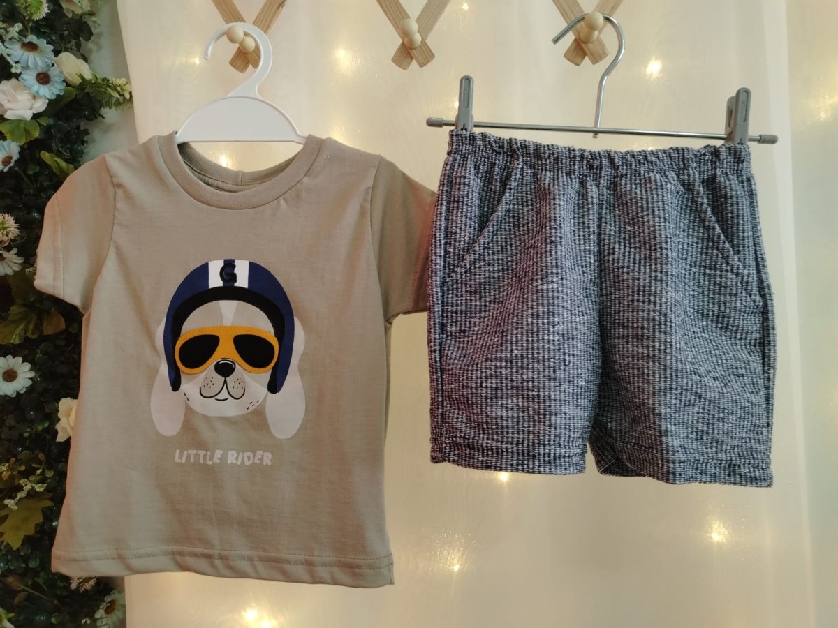 Conjunto Camiseta e Shorts Little Rider 09903474 tamanho 1 - Image 4