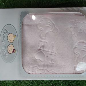 Manta Cobertor Bebê Rosa claro Pequena Turma Urso 1,20m x 0,90m
