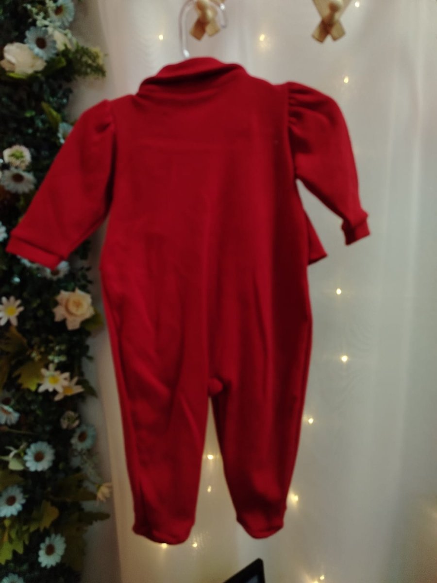 Conjunto Body e Mijão Frufru Vermelho 0201342 Tam P - Image 4