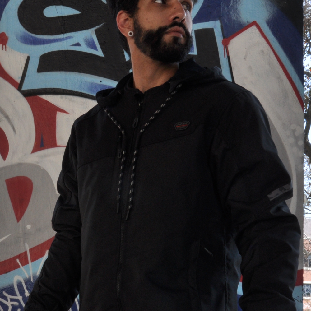JAQUETA CORDURA X11 STREET HOODY MEN – Preta - Image 6