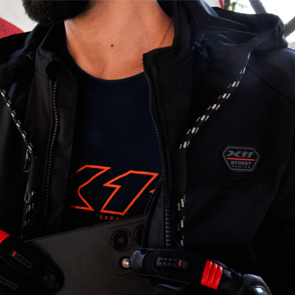 JAQUETA CORDURA X11 STREET HOODY MEN – Preta - Image 9