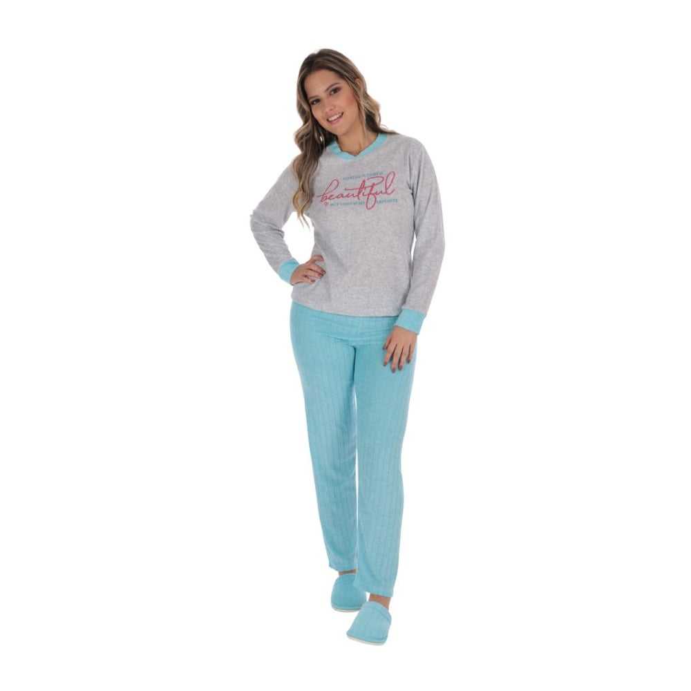 Pijama Sophia Plush Variados Victory - Image 5