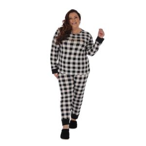 Pijama Total Print Suede Variados Victory