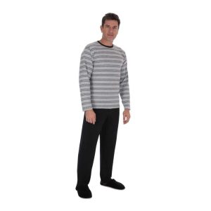 Pijama Masculino Suede Listrado Variados Victory