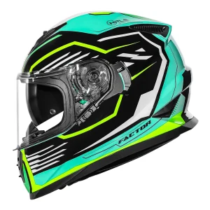 CAPACETE NORISK SOUL II FF302 FACTOR – Preto e Amarelo Flúor