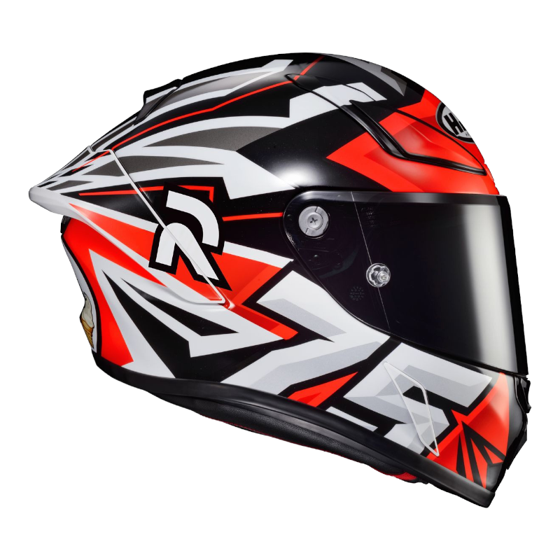 CAPACETE HJC R-PHA 1 (ONE) ARENAS – Branco Preto e Vermelho - Image 3