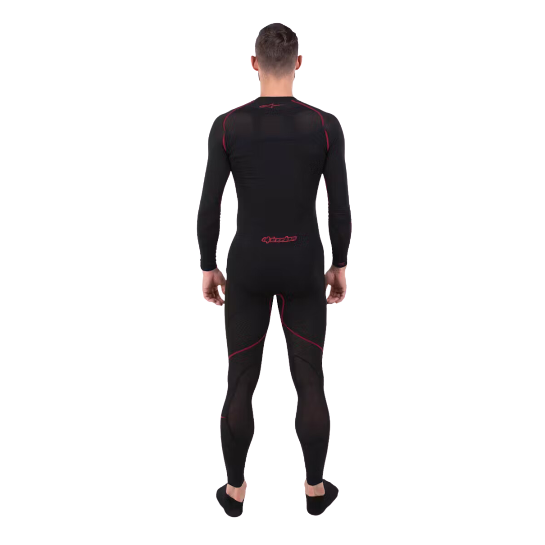 SEGUNDA PELE ALPINESTARS RIDE TECH LITE 1 PEÇA – Preta e Vermelha - Image 5
