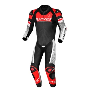 MACACÃO SHIVER CORSA – Preto Vermelho e Branco