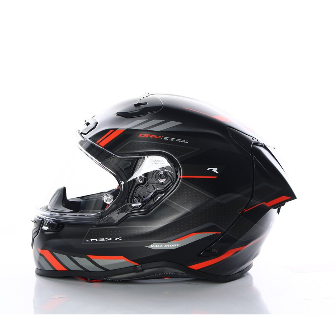 CAPACETE NEXX X.R3R PRECISION – Preto Vermelho e Cinza - Image 3