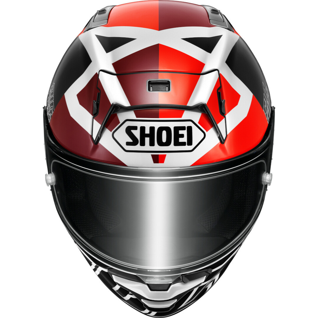 CAPACETE SHOEI X-SPR PRO DIGGIA 2 TC-1 – Preto Vermelho e Branco - Image 4