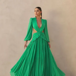 Vestido Elegante Plissado